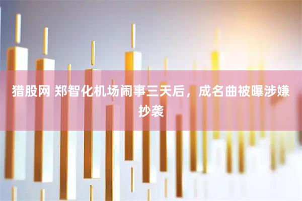 猎股网 郑智化机场闹事三天后，成名曲被曝涉嫌抄袭