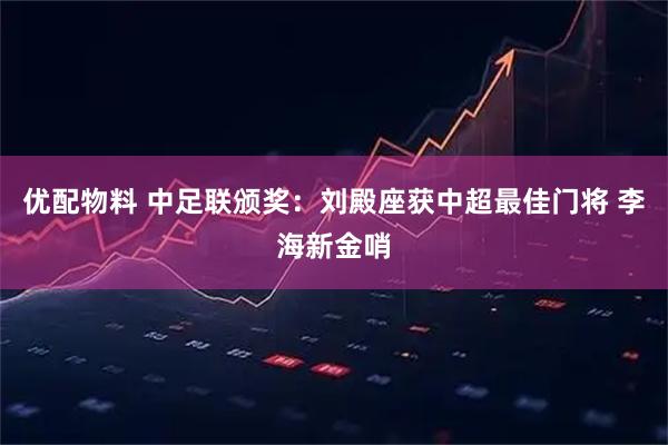优配物料 中足联颁奖：刘殿座获中超最佳门将 李海新金哨