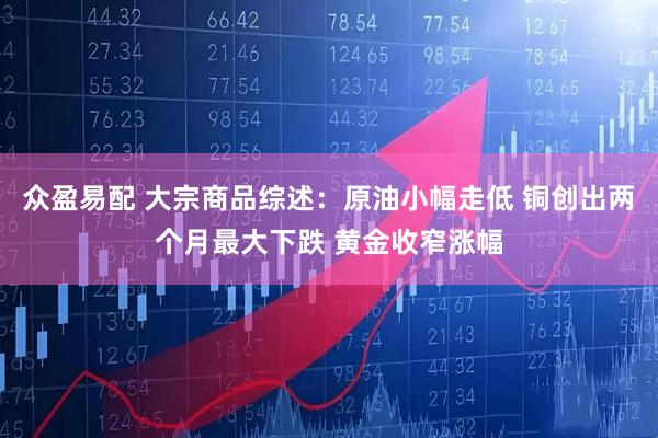 众盈易配 大宗商品综述：原油小幅走低 铜创出两个月最大下跌 黄金收窄涨幅
